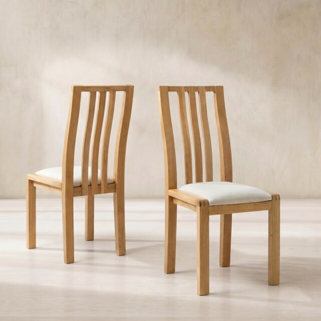 Ercol Bosco Dining Chair, Neutral Fabric - Barker & Stonehouse - image 1
