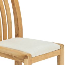 Ercol Bosco Dining Chair, Neutral Fabric - Barker & Stonehouse - thumbnail 6
