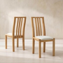 Ercol Bosco Dining Chair, Neutral Fabric - Barker & Stonehouse - thumbnail 1