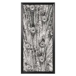 Timothy Oulton Animal Peacock Photo Bw Center Art Wood - Barker & Stonehouse