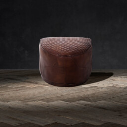 Timothy Oulton Saddle Footstool Leather - Barker & Stonehouse - thumbnail 4