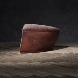 Timothy Oulton Saddle Footstool Leather - Barker & Stonehouse - thumbnail 3