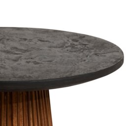 Trinidad Small Round Coffee Table, Round, Teak Wood - Barker & Stonehouse - thumbnail 3