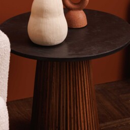 Trinidad Small Round Coffee Table, Round, Teak Wood - Barker & Stonehouse - thumbnail 5