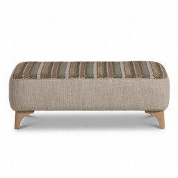 Calloway Bench Stool Natural Oak Foot, Neutral Fabric - Barker & Stonehouse - thumbnail 3