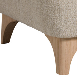 Calloway Bench Stool Natural Oak Foot, Neutral Fabric - Barker & Stonehouse - thumbnail 6