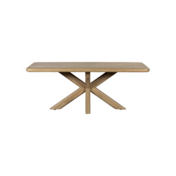 Folkstone Dining Table 200X100X77 Cm, Neutral Oak - Barker & Stonehouse - thumbnail 3