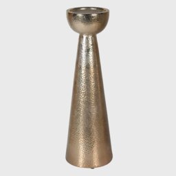 Large Gold Candle Holder Polyresin - Barker & Stonehouse