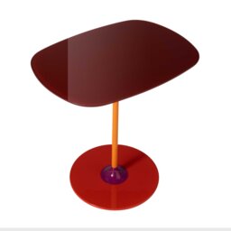 Kartell Thierry Side Table 33x50x50 Burgundy, Red Glass - Barker & Stonehouse - thumbnail 4