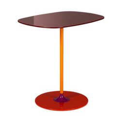 Kartell Thierry Side Table 33x50x50 Burgundy, Red Glass - Barker & Stonehouse - thumbnail 3