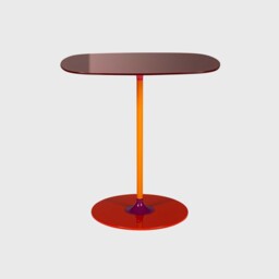 Kartell Thierry Side Table 33x50x50 Burgundy, Red Glass - Barker & Stonehouse - thumbnail 1
