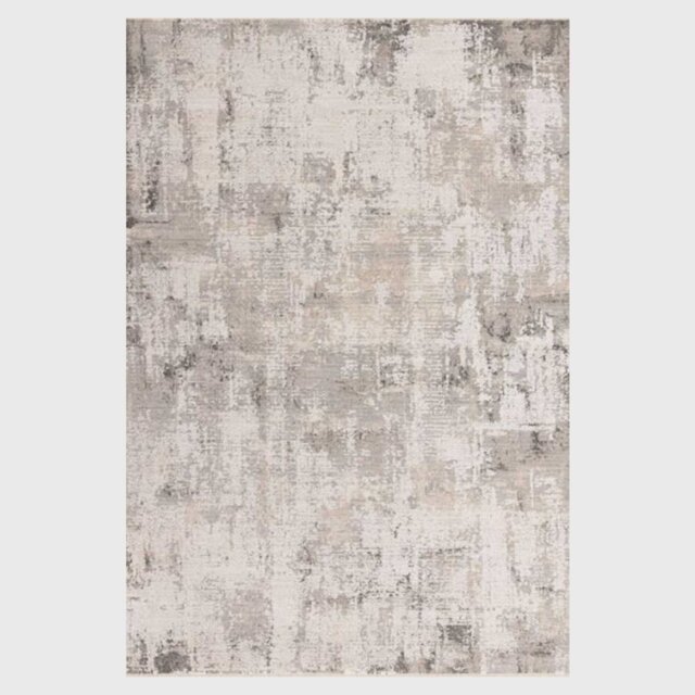 Zayan Olite 120 x 180cm Rug, Square, Neutral Polyester - Barker & Stonehouse