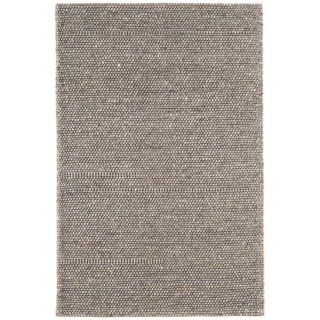 Flori Woven Taupe 120x170cm Rug, Square Wool Blend - W120cm - Barker & Stonehouse - image 1