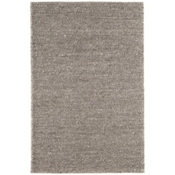 Flori Woven Taupe 120x170cm Rug, Square Wool Blend - W120cm - Barker & Stonehouse