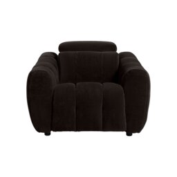 Montgomery Power Recliner Chair & Headrest, Brown Fabric - Barker & Stonehouse - thumbnail 2
