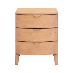 Halstatt 3 Drawer Wide Bedside Cabinet, Pine Wood - Barker & Stonehouse - thumbnail 3