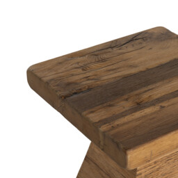 Lomond Side Table 60X60X56Cm, Brown Oak - Barker & Stonehouse - thumbnail 4