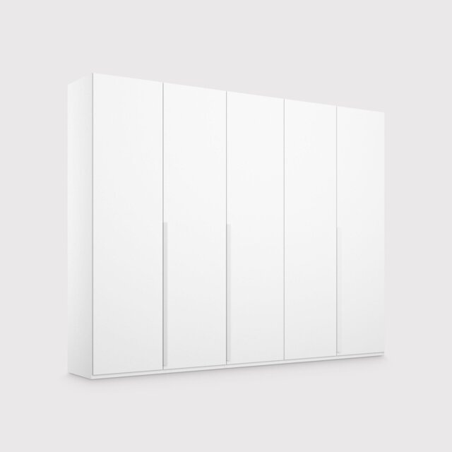 Frans 5 Door Wardrobe 251Cm, White - Barker & Stonehouse - image 1