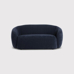 Arles Loveseat Sofa, Blue Fabric - Barker & Stonehouse
