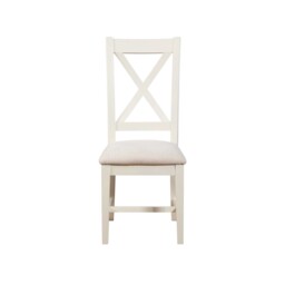 Witney Upholstered Dining Chair 52x44.5x105cm, Neutral Fabric - Barker & Stonehouse - thumbnail 4