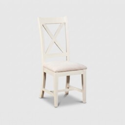 Witney Upholstered Dining Chair 52x44.5x105cm, Neutral Fabric - Barker & Stonehouse - thumbnail 3