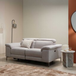 Paolo 2 Seater Recliner Sofa With 2 Electric Recliners Fabric - Barker & Stonehouse - thumbnail 2