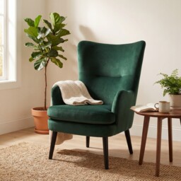 Marcy Armchair, Green Fabric - Barker & Stonehouse - thumbnail 2