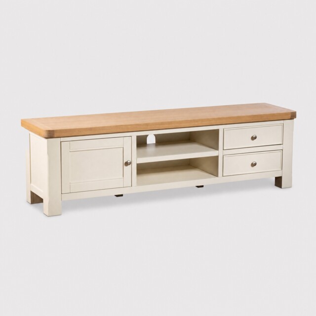 Witney TV Unit 100x50x45cm, Neutral Wood - Barker & Stonehouse - image 1