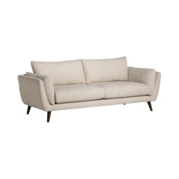Malmo 3 Seater Sofa, White Fabric - Barker & Stonehouse - thumbnail 3