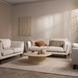 Malmo 3 Seater Sofa, White Fabric - Barker & Stonehouse - thumbnail 2