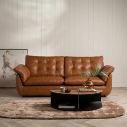 Pelle 2.5 Seater Sofa, Brown Leather - Barker & Stonehouse - thumbnail 2
