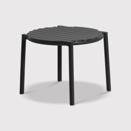 Lima Coffee Table, Round, Recycled Plastic, Black - Barker & Stonehouse - thumbnail 2