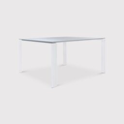 Kartell Four Dining Table 128X128, White Metal - W128cm - Barker & Stonehouse - thumbnail 1