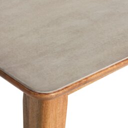 Burlington 165cm Faux Stone Dining Table, Grey Wood - Barker & Stonehouse - thumbnail 3