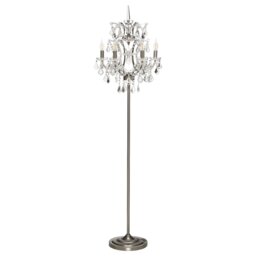 Timothy Oulton Crystal Floor Lamp, Neutral Metal - Barker & Stonehouse - thumbnail 1
