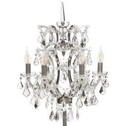 Timothy Oulton Crystal Floor Lamp, Neutral Metal - Barker & Stonehouse - thumbnail 4