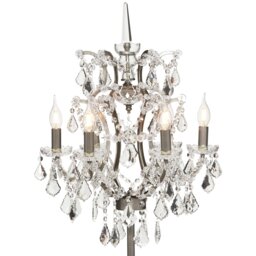 Timothy Oulton Crystal Floor Lamp, Neutral Metal - Barker & Stonehouse - thumbnail 3