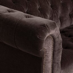 Henley 3 Seater Sofa, Grey Velvet - Barker & Stonehouse - thumbnail 4