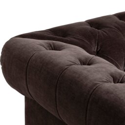 Henley 3 Seater Sofa, Grey Velvet - Barker & Stonehouse - thumbnail 3