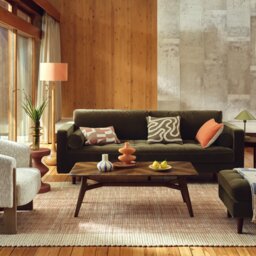 Hemingway 3 Seater Sofa, Green Velvet - Barker & Stonehouse - thumbnail 2