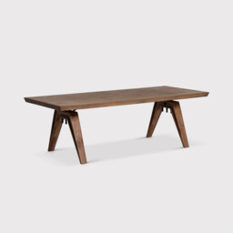 Pure Furniture Tiros Dining Table 240cm, Brown Oak - Barker & Stonehouse - thumbnail 1