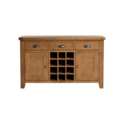 Raithwaite Large Sideboard 150x45x90cm, Brown Oak - Barker & Stonehouse - thumbnail 2