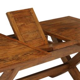 New Frontier X Leg Extending Dining Table, Mango Wood - Barker & Stonehouse - thumbnail 5