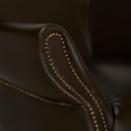 Timothy Oulton Scholar Armchair, Brown Leather - Barker & Stonehouse - thumbnail 4