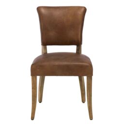 Timothy Oulton Mimi Dining Chair, Brown Leather - Barker & Stonehouse - thumbnail 4