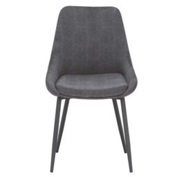 Emmett Dining Chair, Grey Fabric - Barker & Stonehouse - thumbnail 5