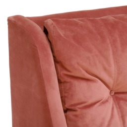 Raul King Bed Frame, Pink Velvet - Barker & Stonehouse - thumbnail 5