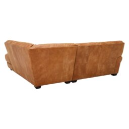 Houston Medium Corner Rhf Chaise Corner Sofa, Brown Leather - Barker & Stonehouse - thumbnail 6