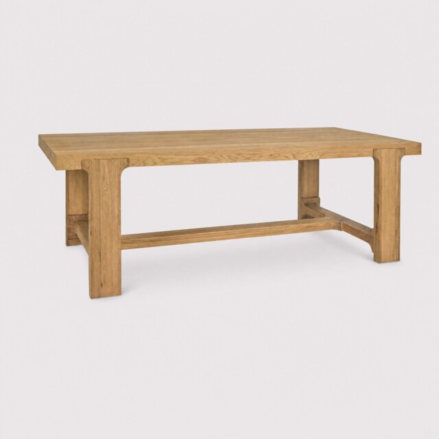 Wade 230Cm Dining Table, Neutral Wood - Barker & Stonehouse - image 1
