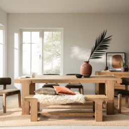 Wade 230Cm Dining Table, Neutral Wood - Barker & Stonehouse - thumbnail 5